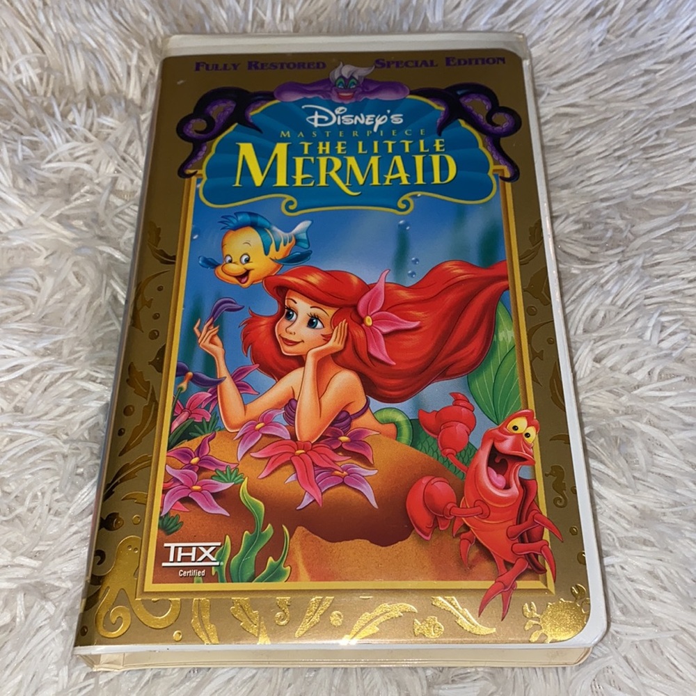 VNTG Walt Disney The little mermaid VHS tape collectible movie kids cartoon